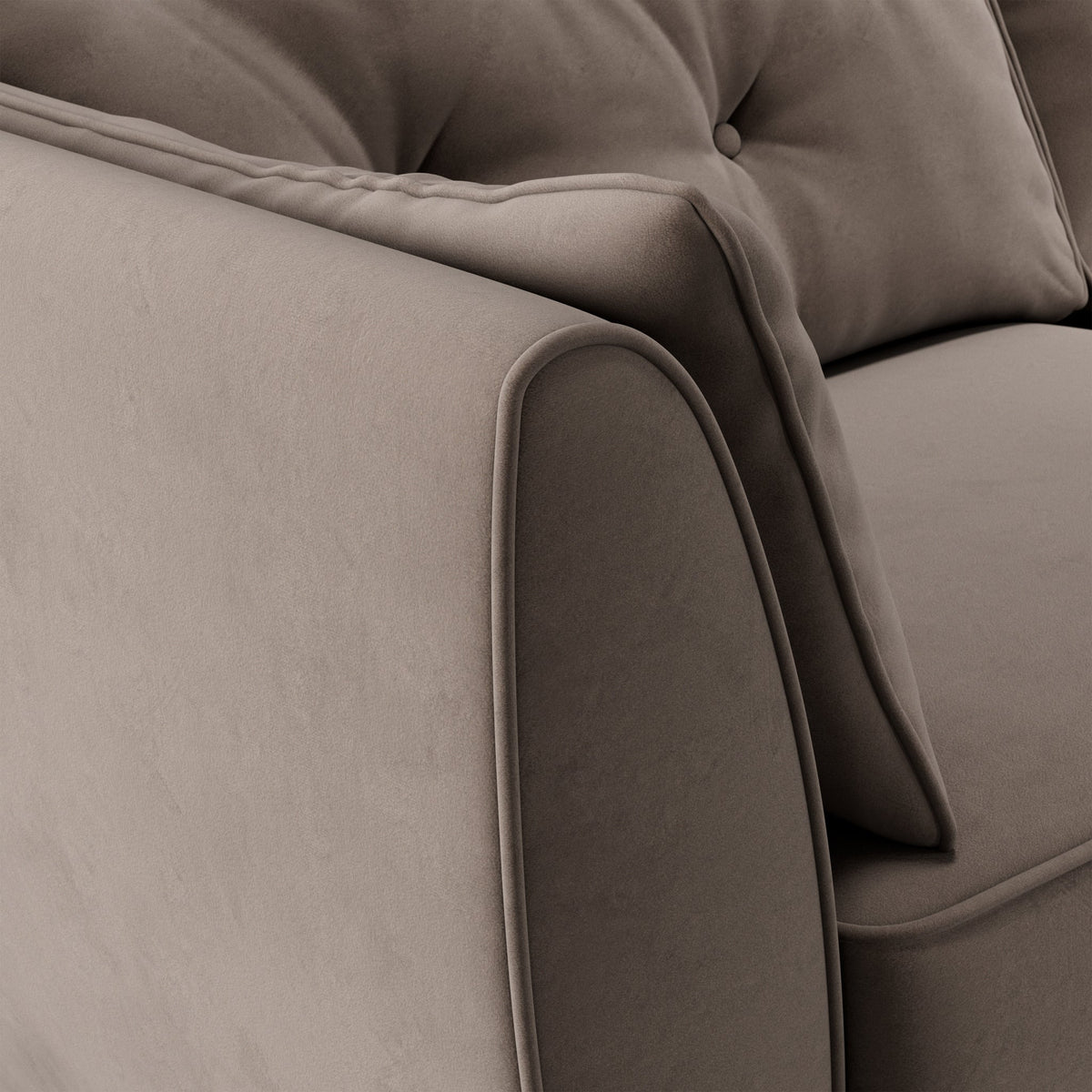 Edison Velvet Chaise Sofa