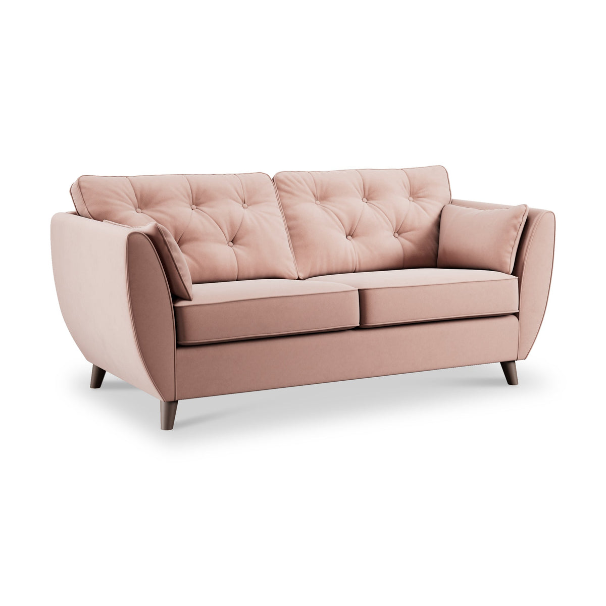 Edison Velvet 3 Seater Sofa