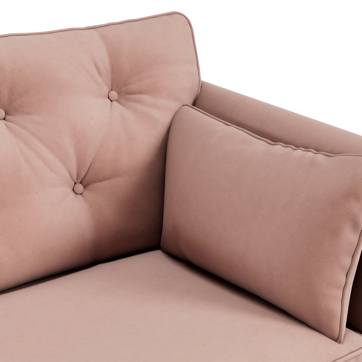 Edison Velvet Chaise Sofa
