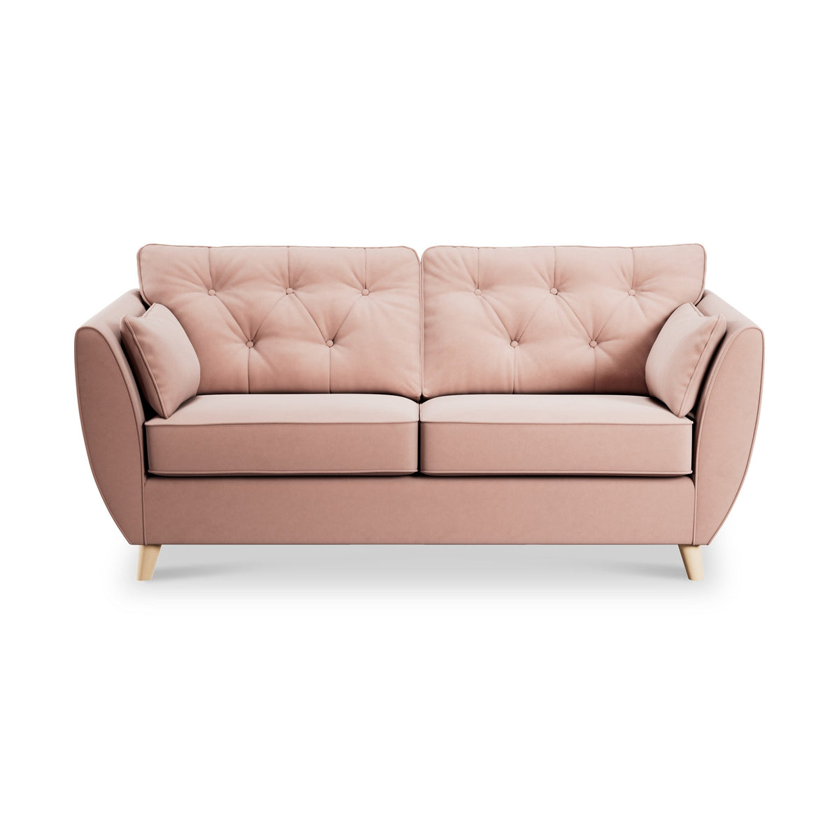 Edison Velvet 3 Seater Sofa
