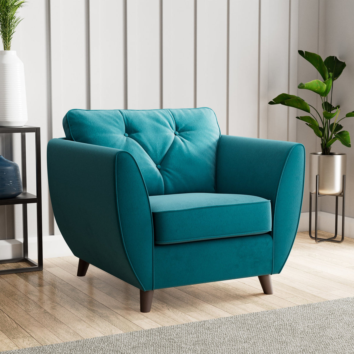 Edison Velvet Armchair