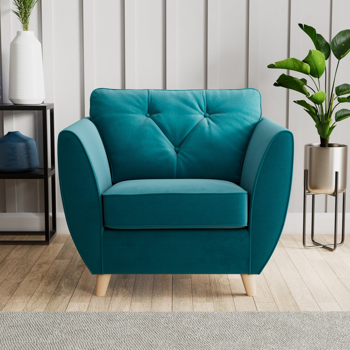 Edison Velvet Armchair