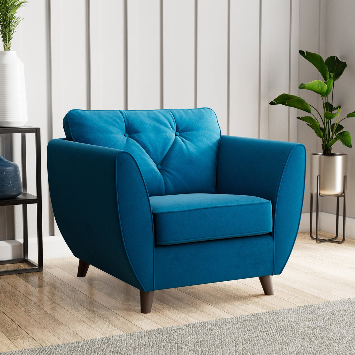 Edison Velvet Armchair