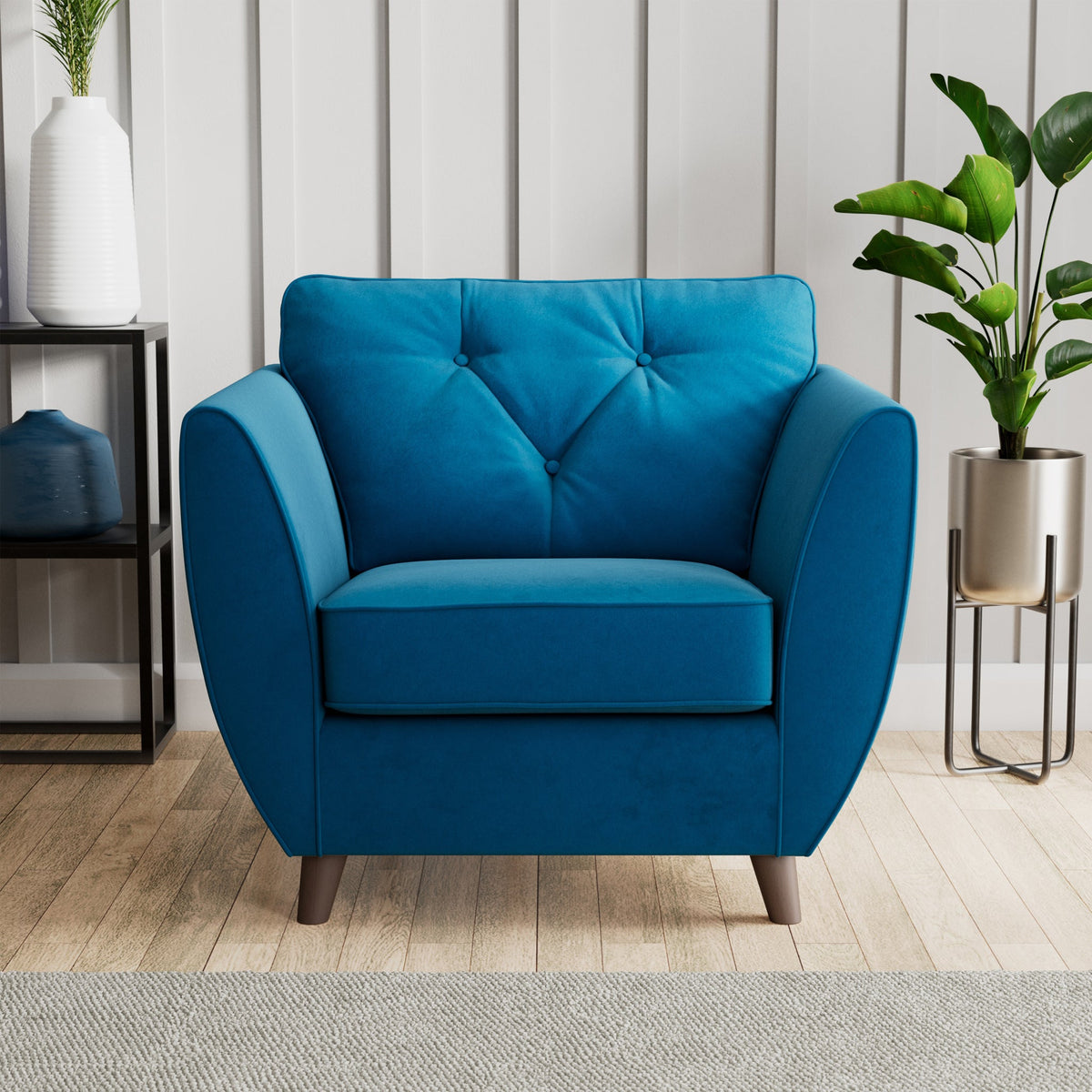 Edison Velvet Armchair