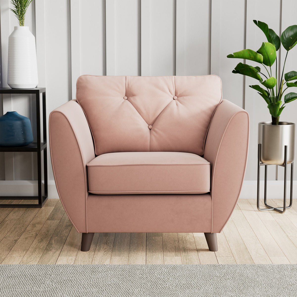 Edison Velvet Armchair