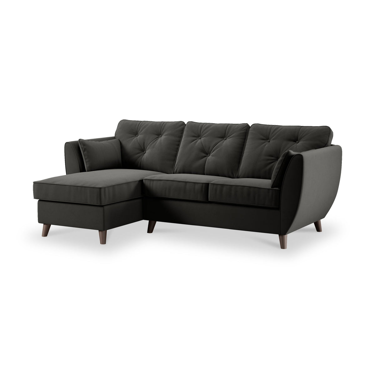 Edison Velvet Chaise Sofa