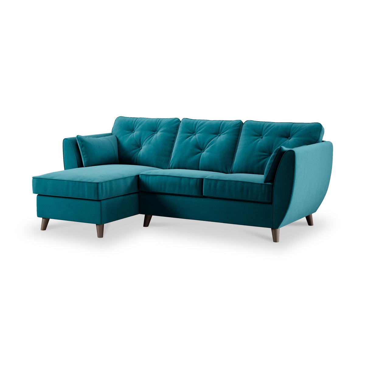 Edison Velvet Chaise Sofa