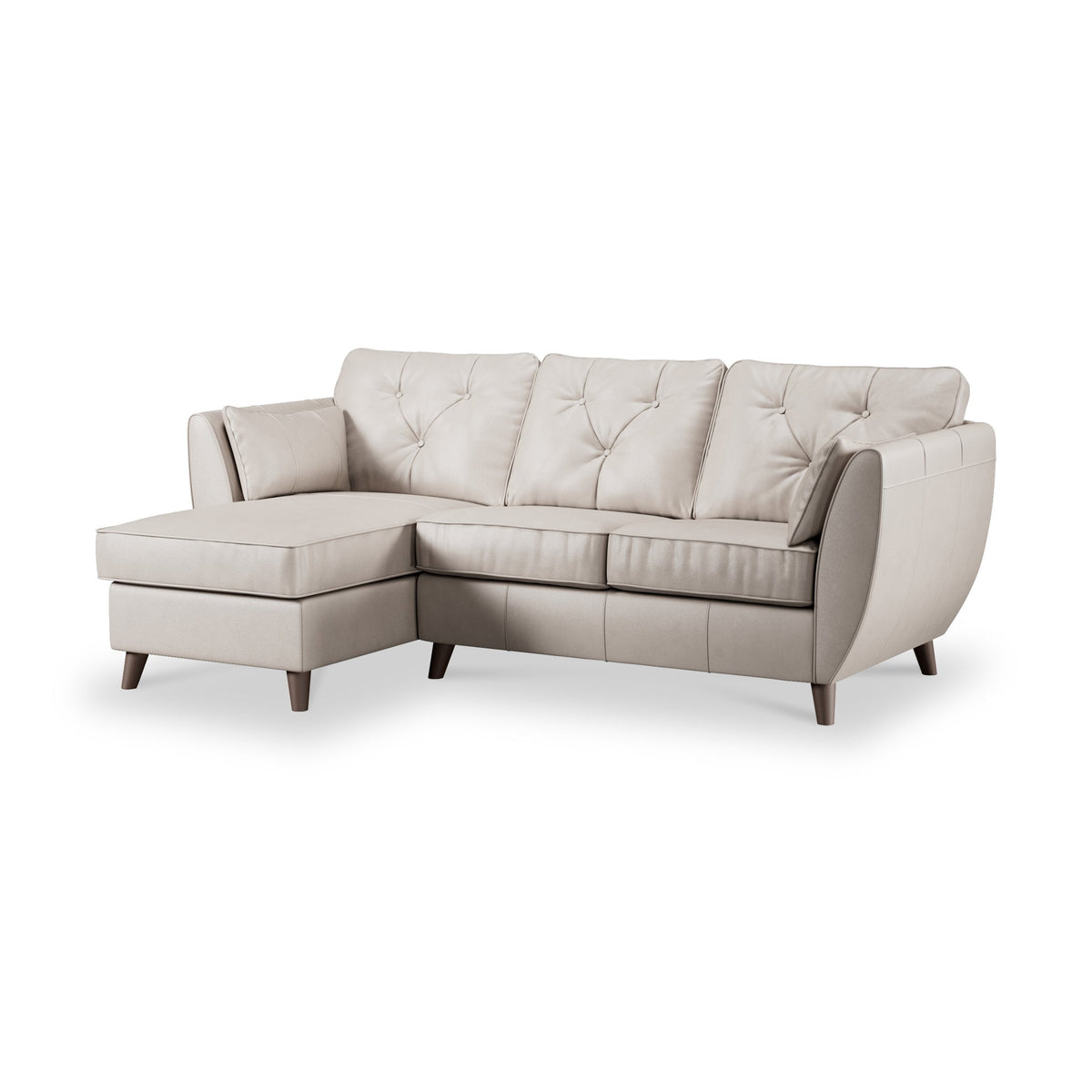 Edison Leather Chaise Sofa