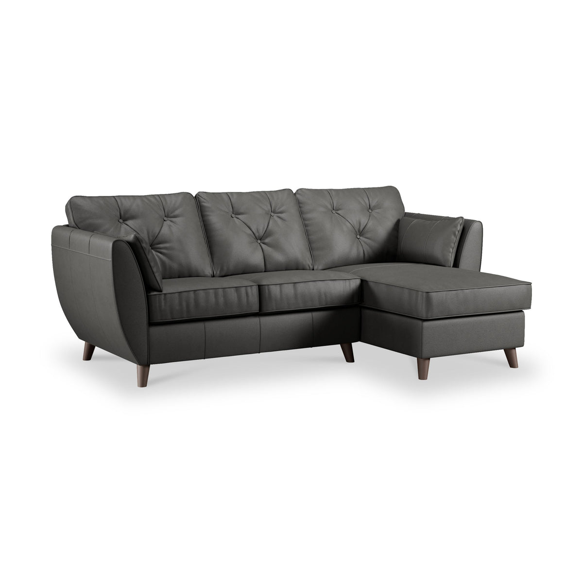 Edison Leather Chaise Sofa
