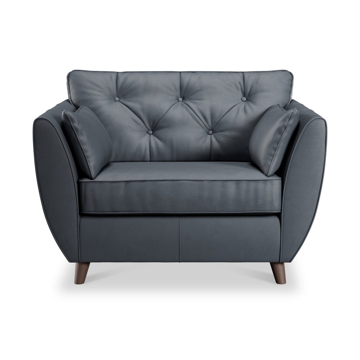 Edison Leather Snuggler Chair