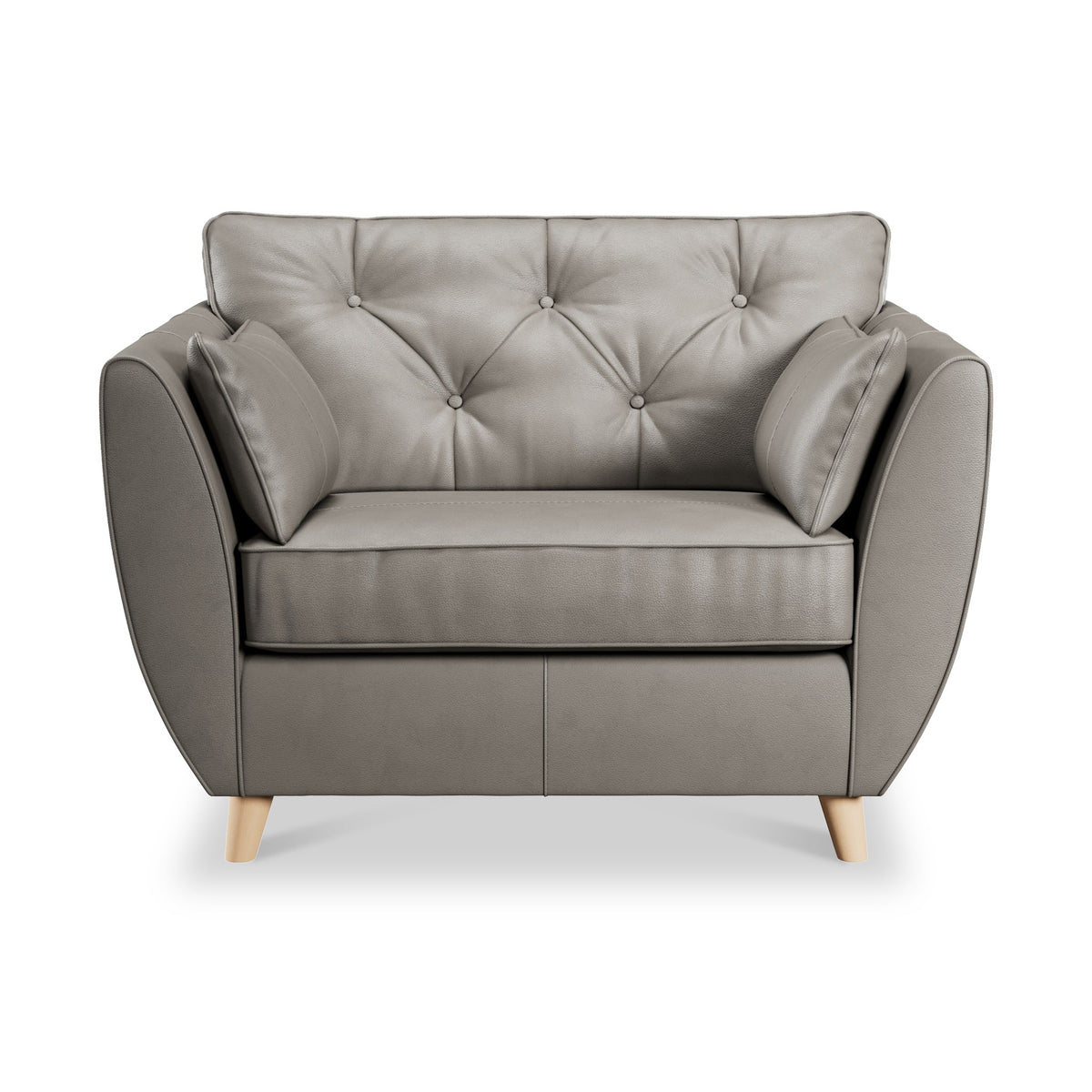 Edison Leather Snuggler Chair