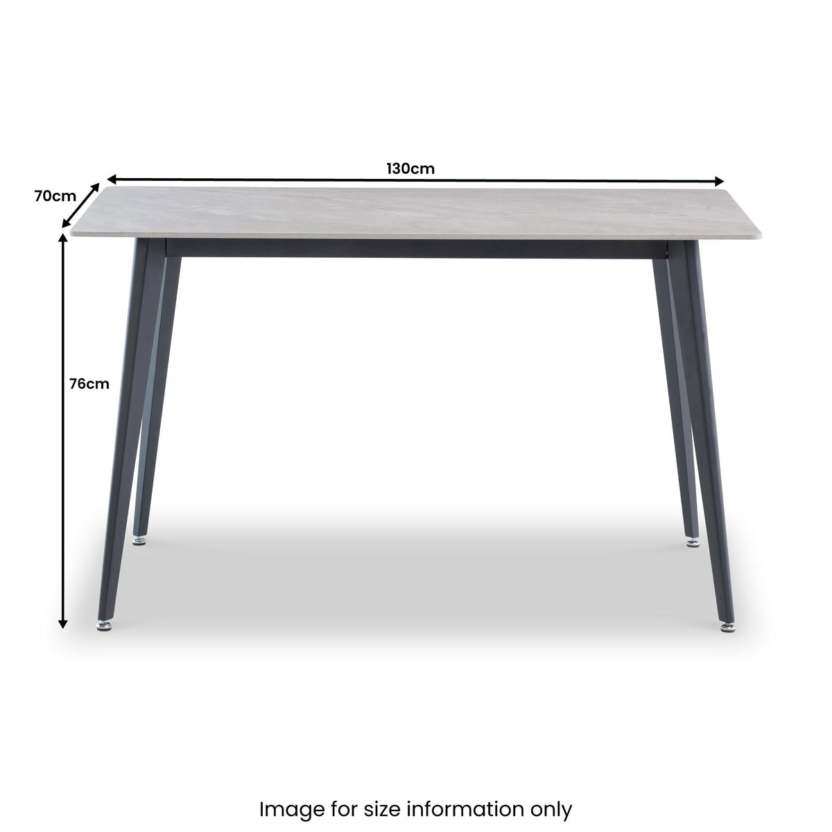 Owen Grey Sintered Stone Dining Table