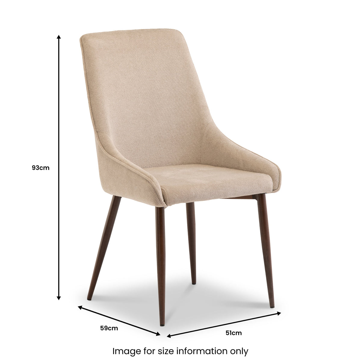 Elias Soft Touch Fabric Dining Chair