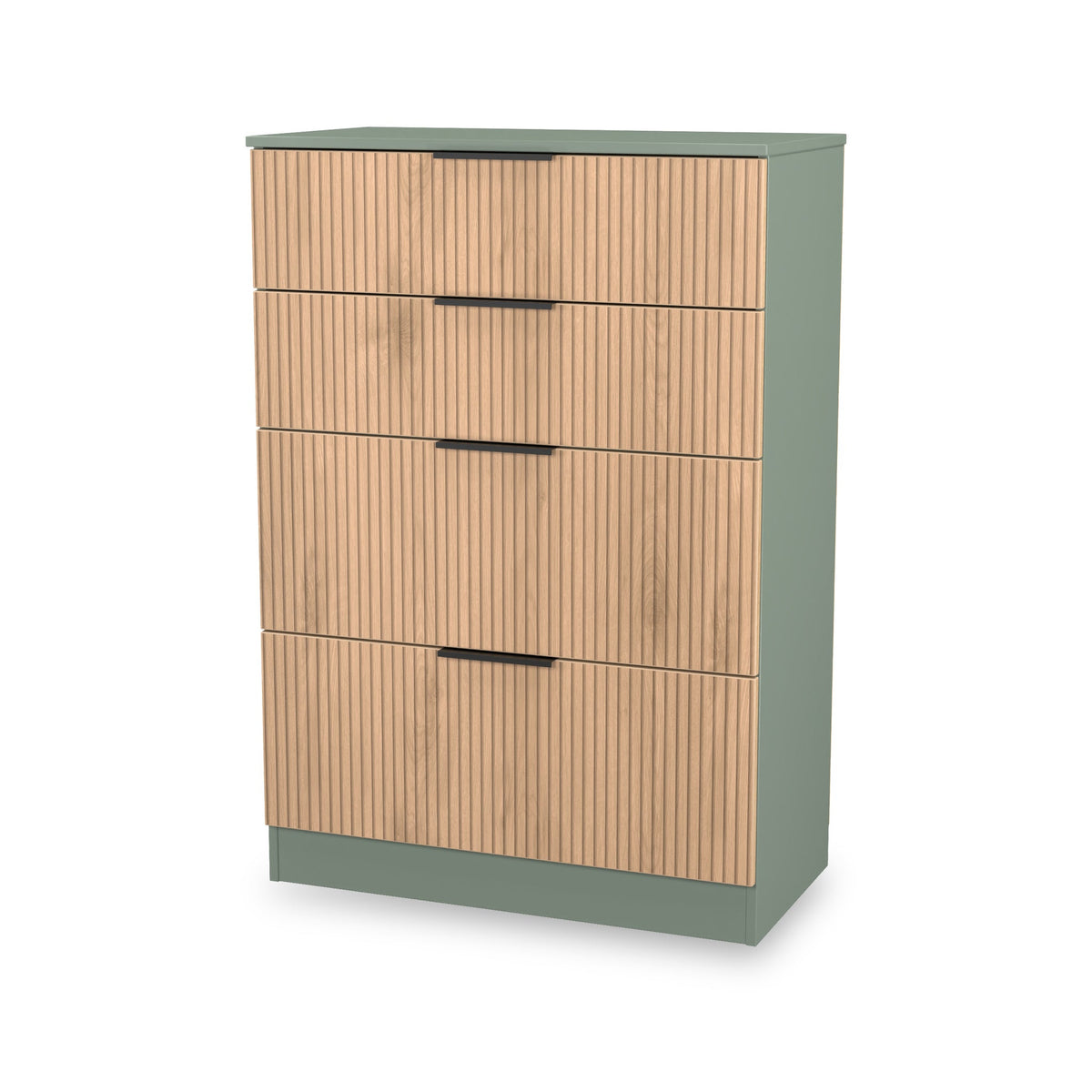 Jago Slatted Effect 4 Drawer Deep Chest