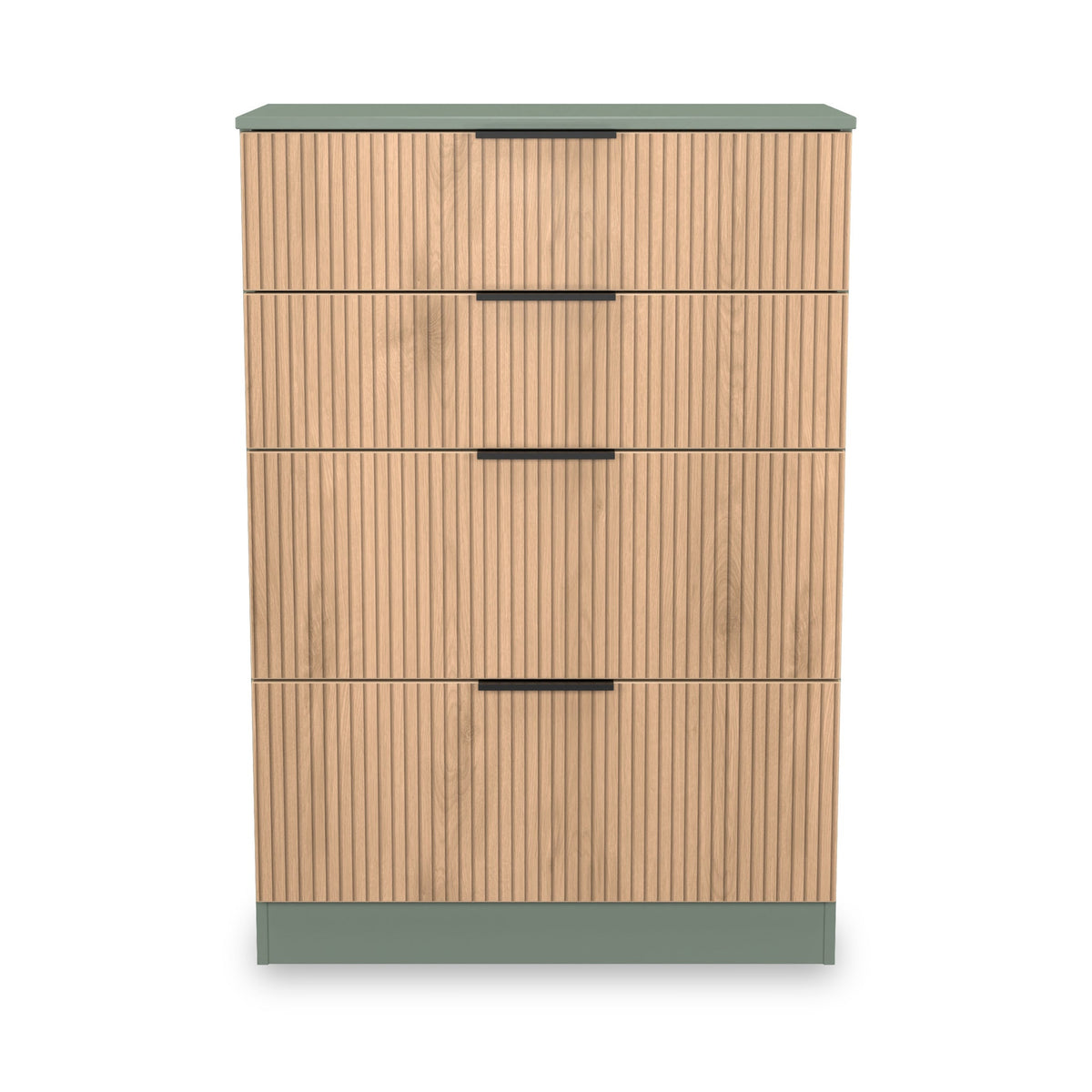 Jago Slatted Effect 4 Drawer Deep Chest