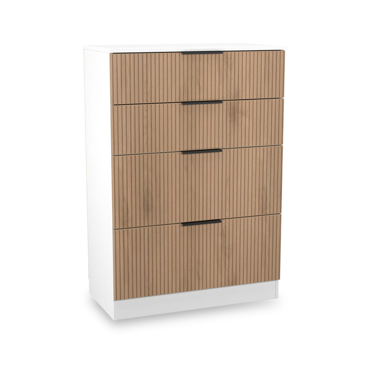 Jago Slatted Effect 4 Drawer Deep Chest