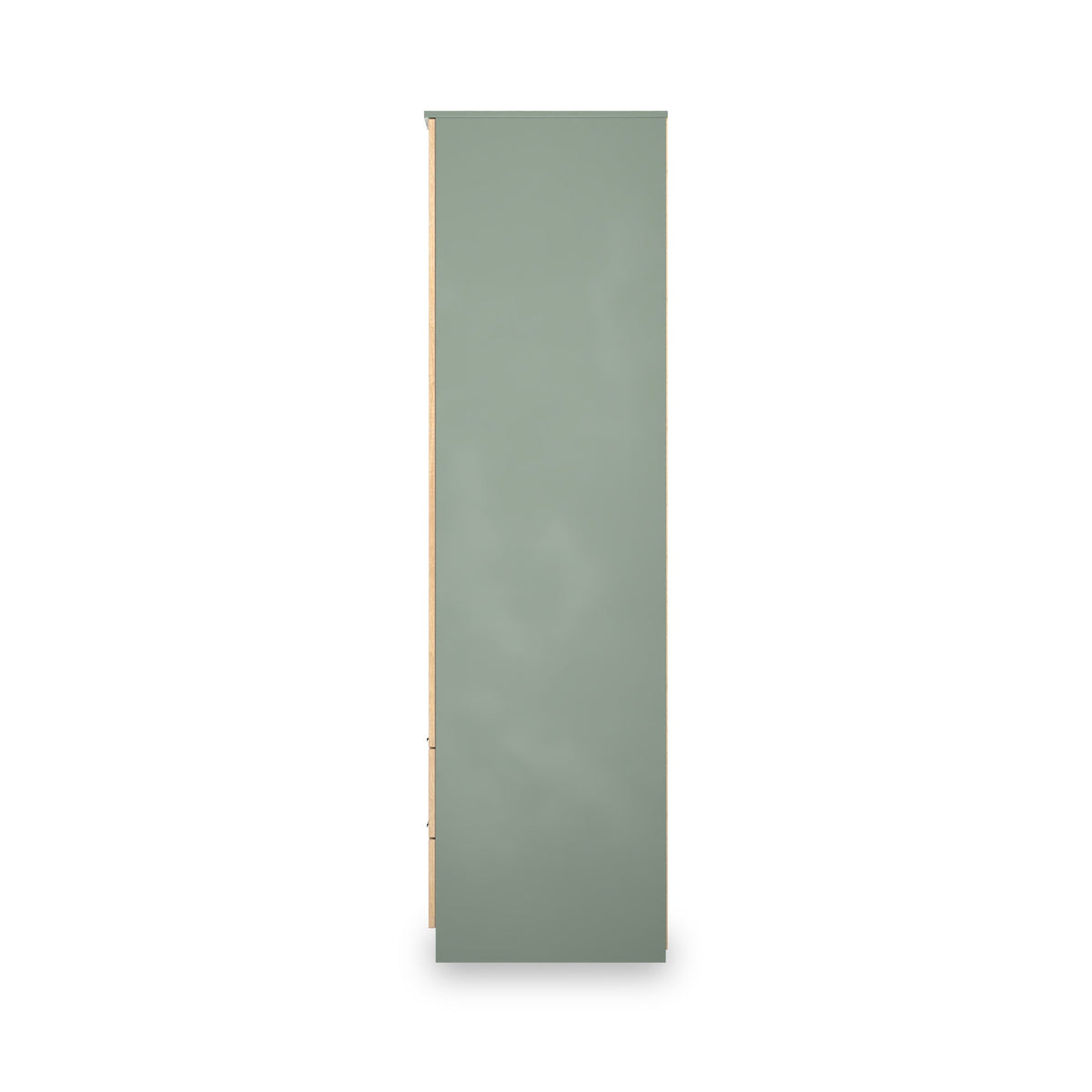 Jago Slatted Effect 2 Door 2 Drawer Mirrored Wardrobe