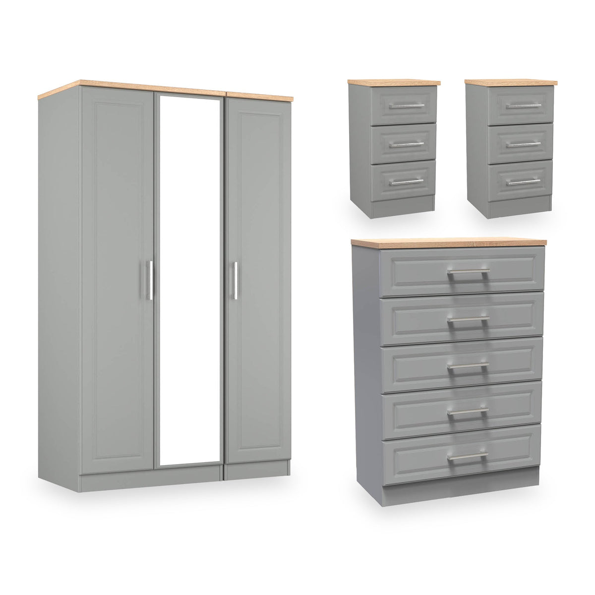 Talland 4 Piece Bedroom Furniture Set