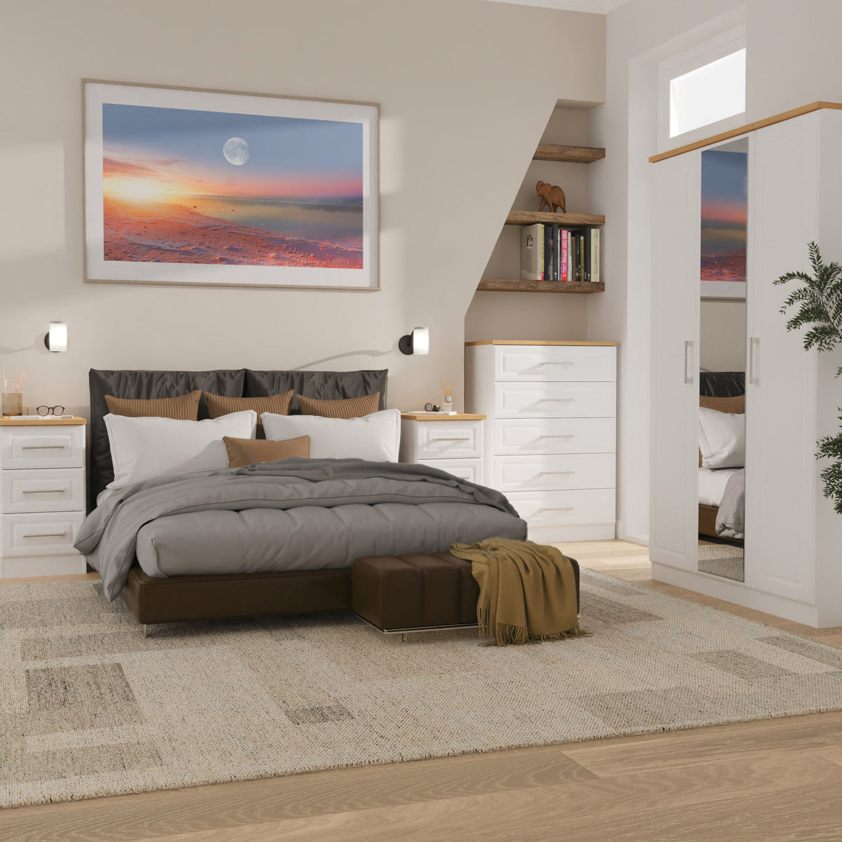 Talland 4 Piece Bedroom Furniture Set