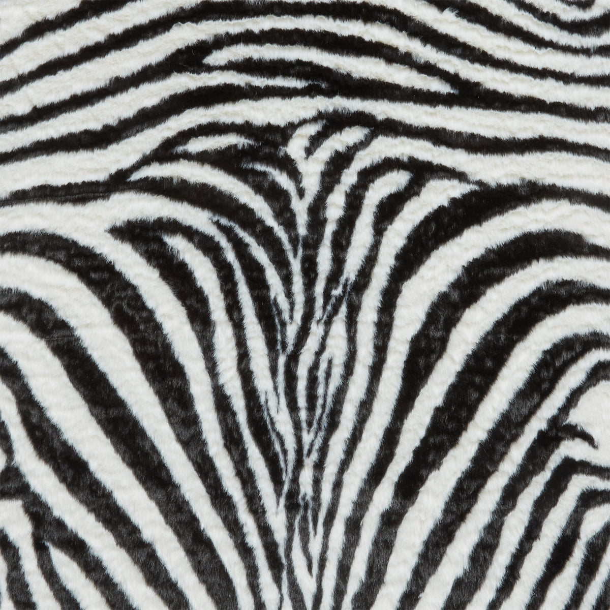 Faux Fur Zebra Print Rug