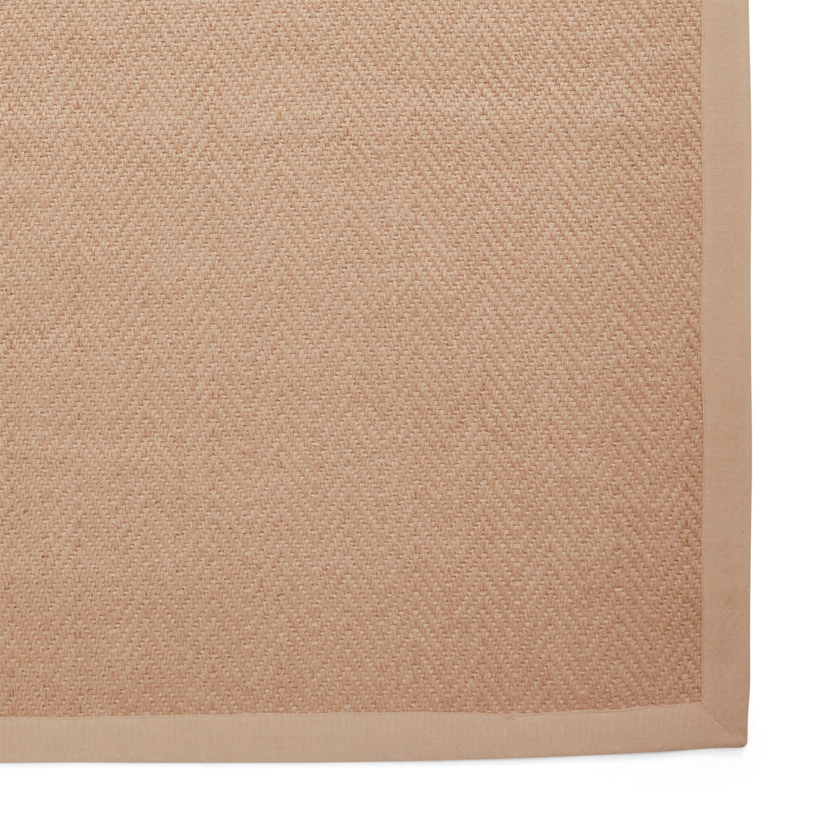 Ford Herringbone Jute Border Rug