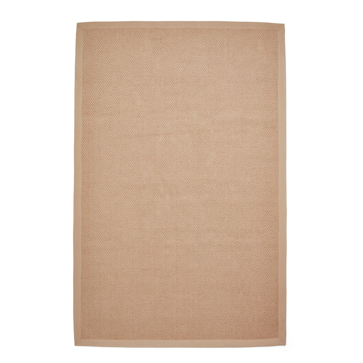 Ford Herringbone Jute Border Rug