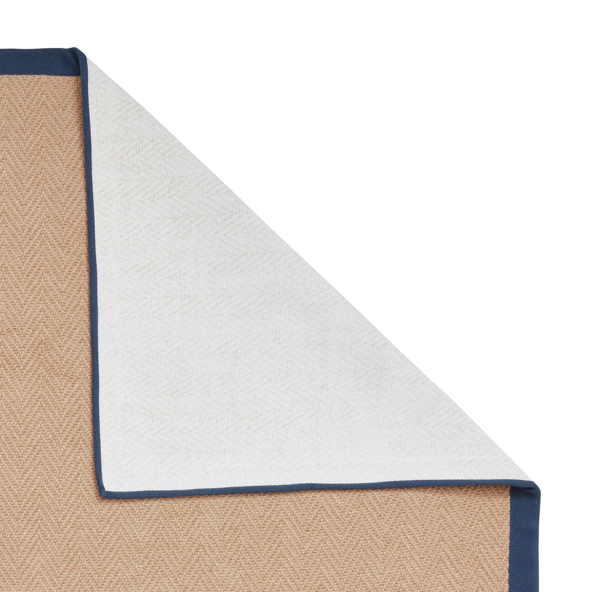 Ford Herringbone Jute Border Rug