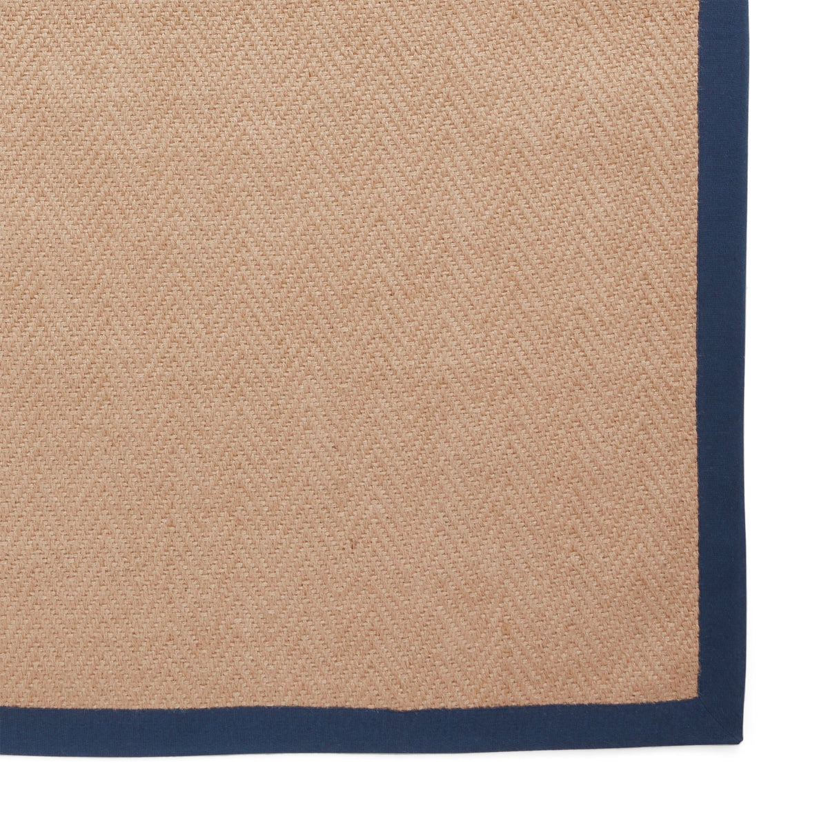 Ford Herringbone Jute Border Rug