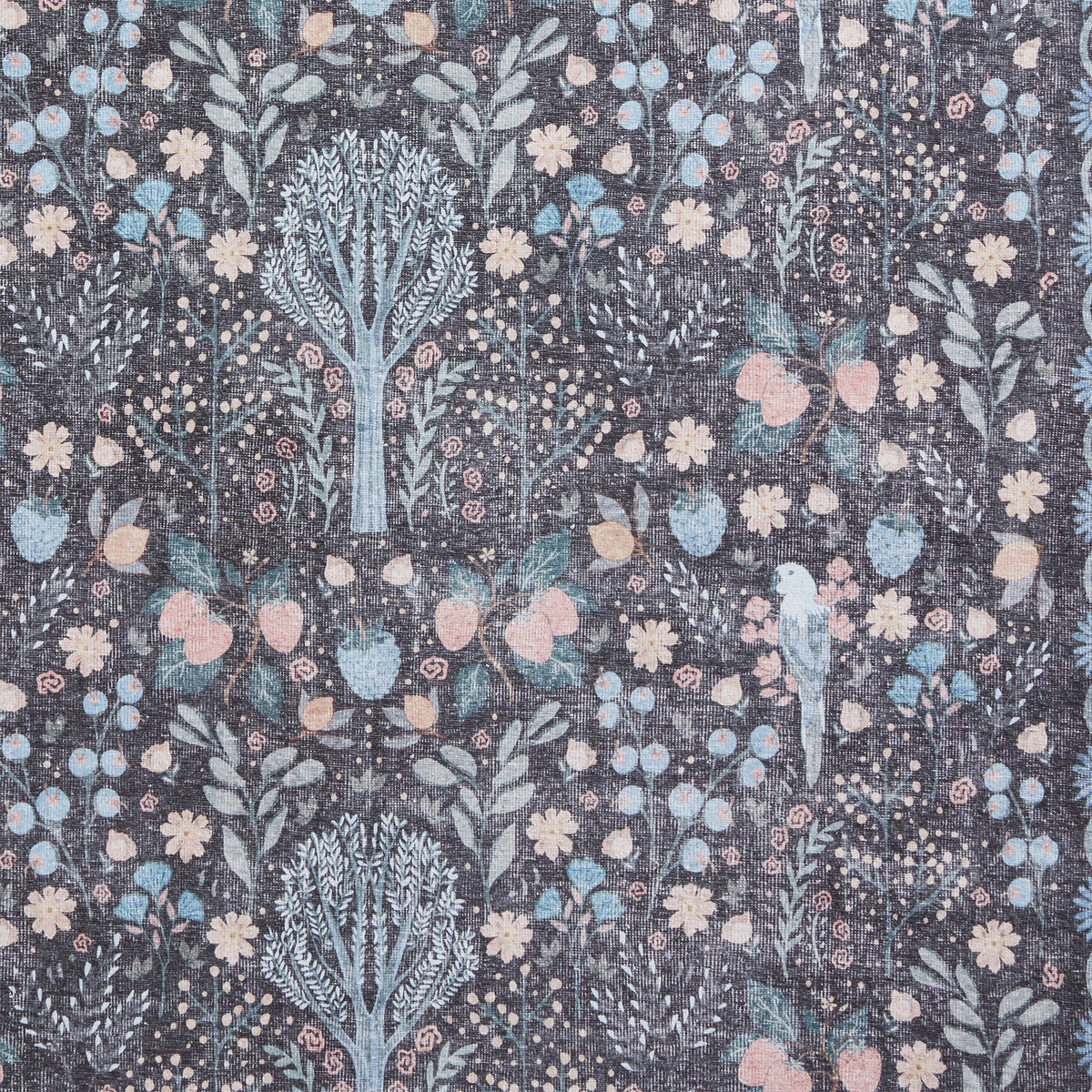 Emmie Washable Classic Floral Print Rug