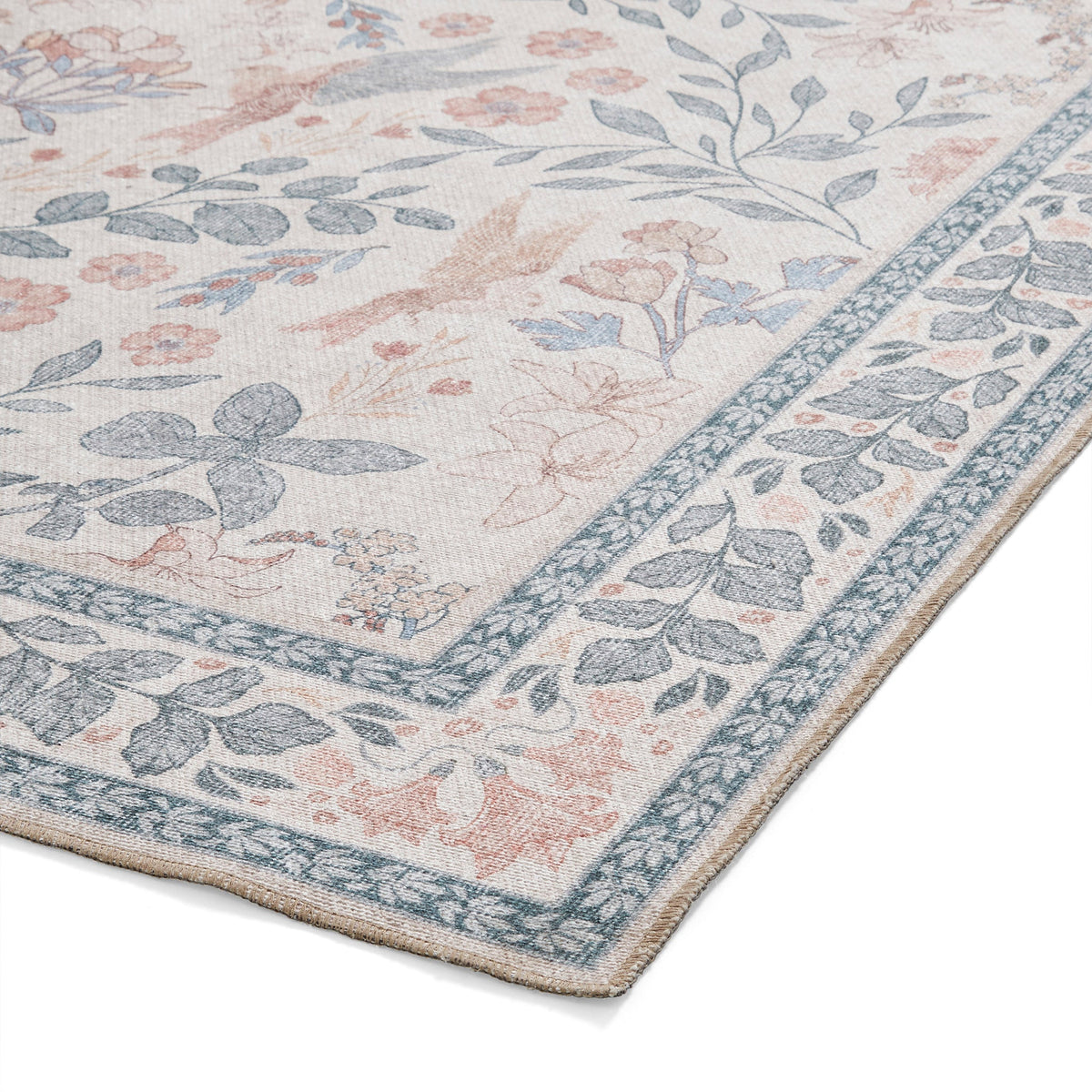 Rosa Classic Floral Print Rug