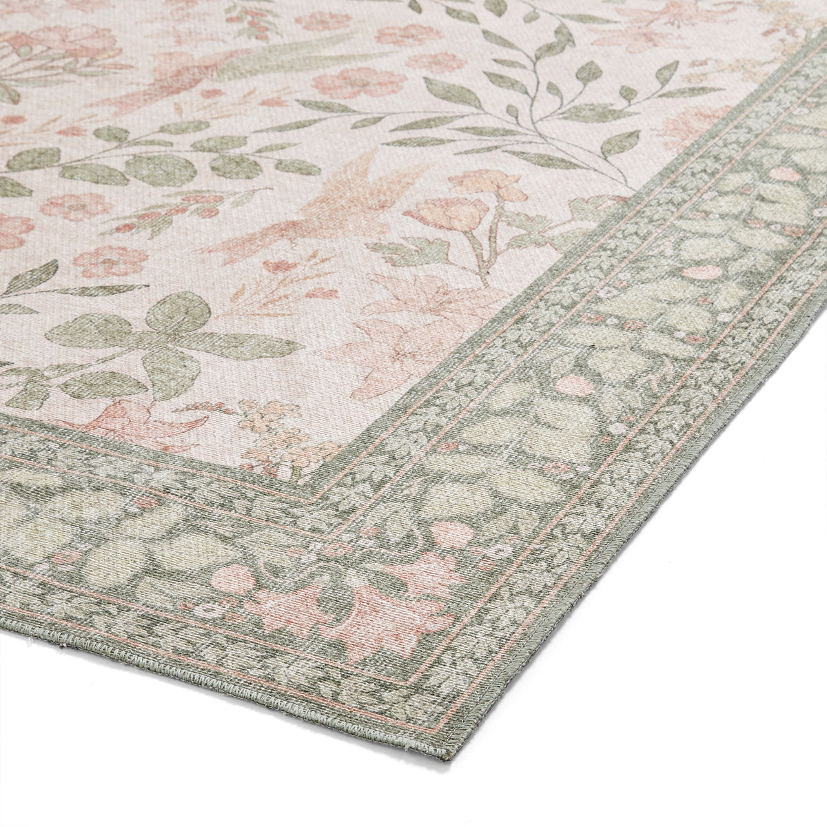 Rosa Classic Floral Print Rug