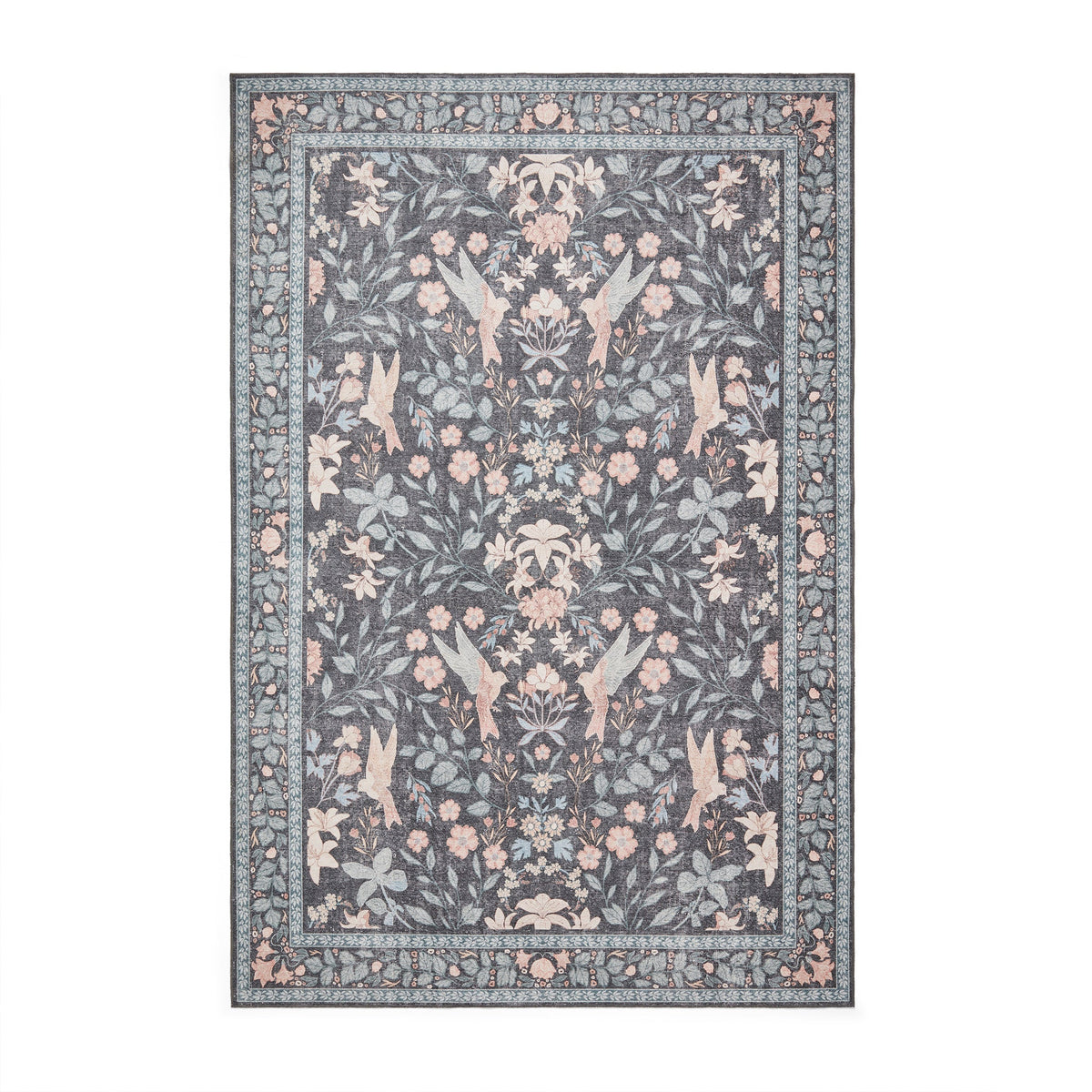Rosa Classic Floral Print Rug