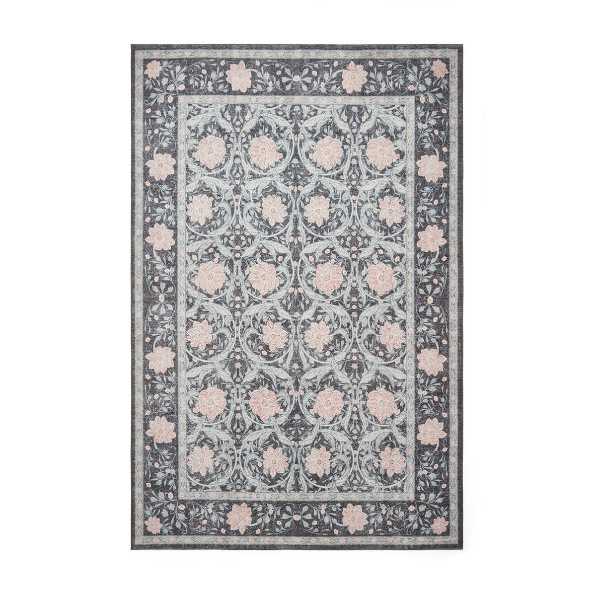Aubrie Classic Floral Print Rug