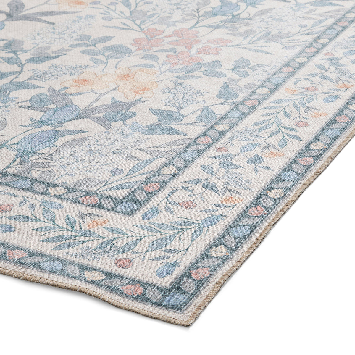 Mila Classic Floral Print Rug