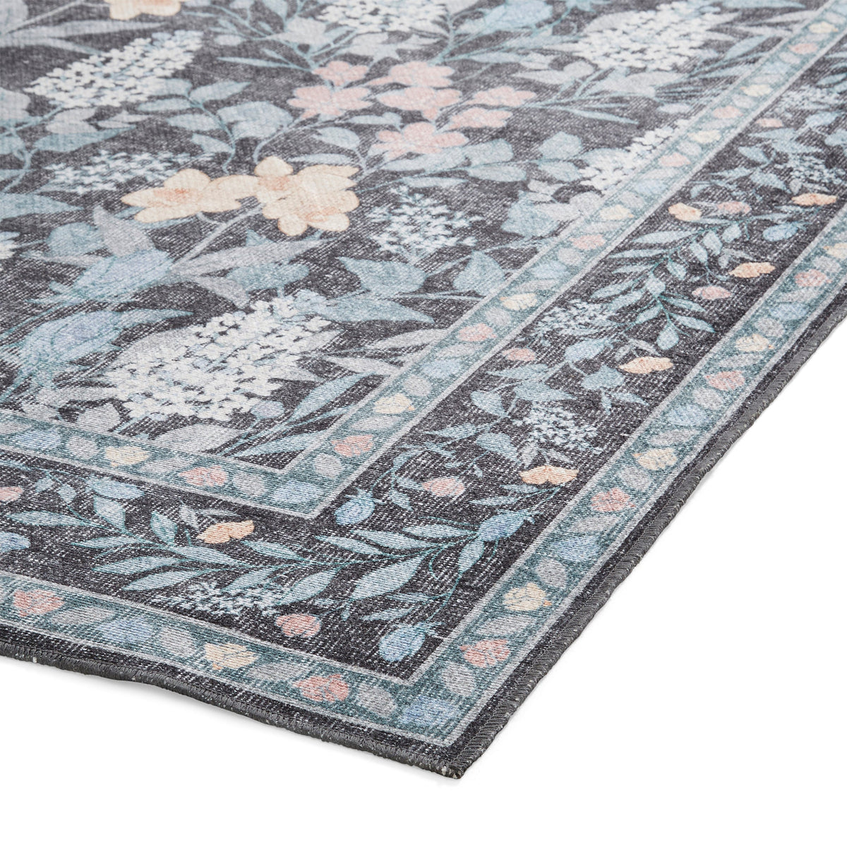 Mila Classic Floral Print Rug