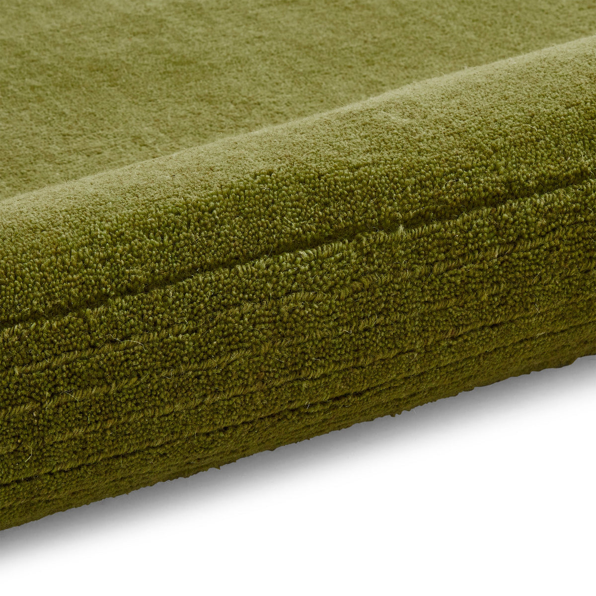 Lauder Plain Wool Border Rug