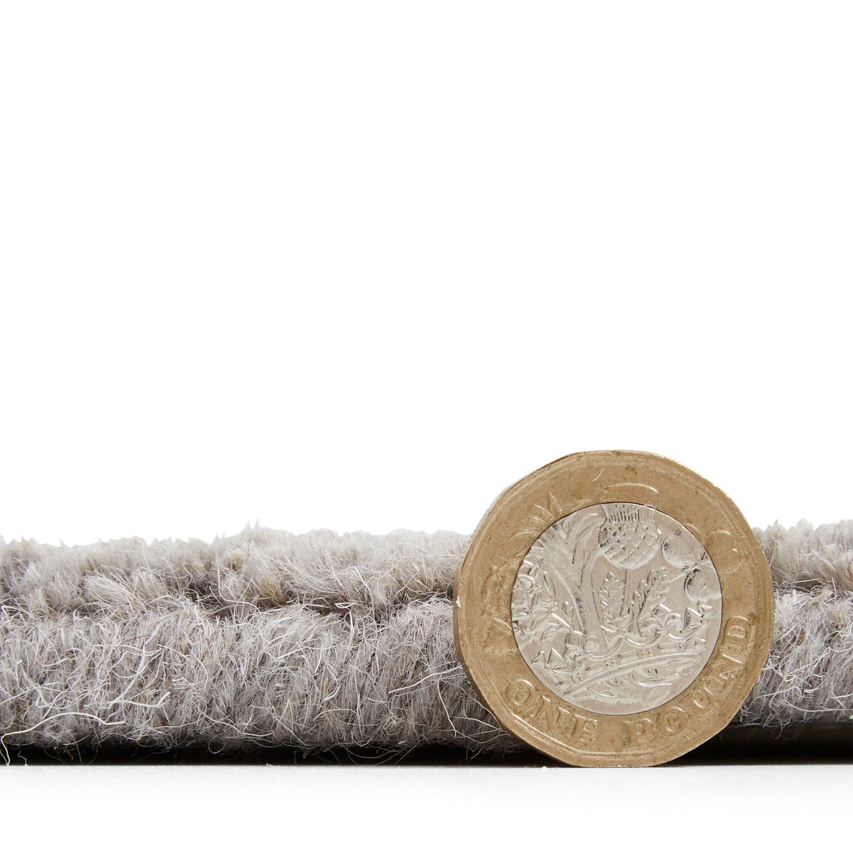 Lauder Plain Wool Border Rug