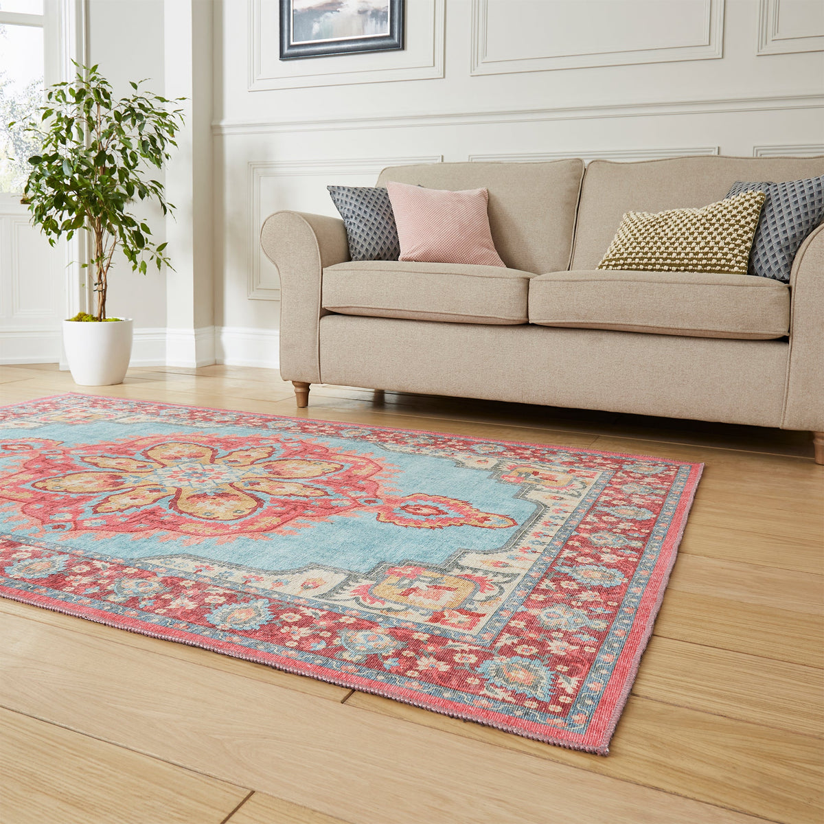 Madison Washable Vintage Inspired Rug