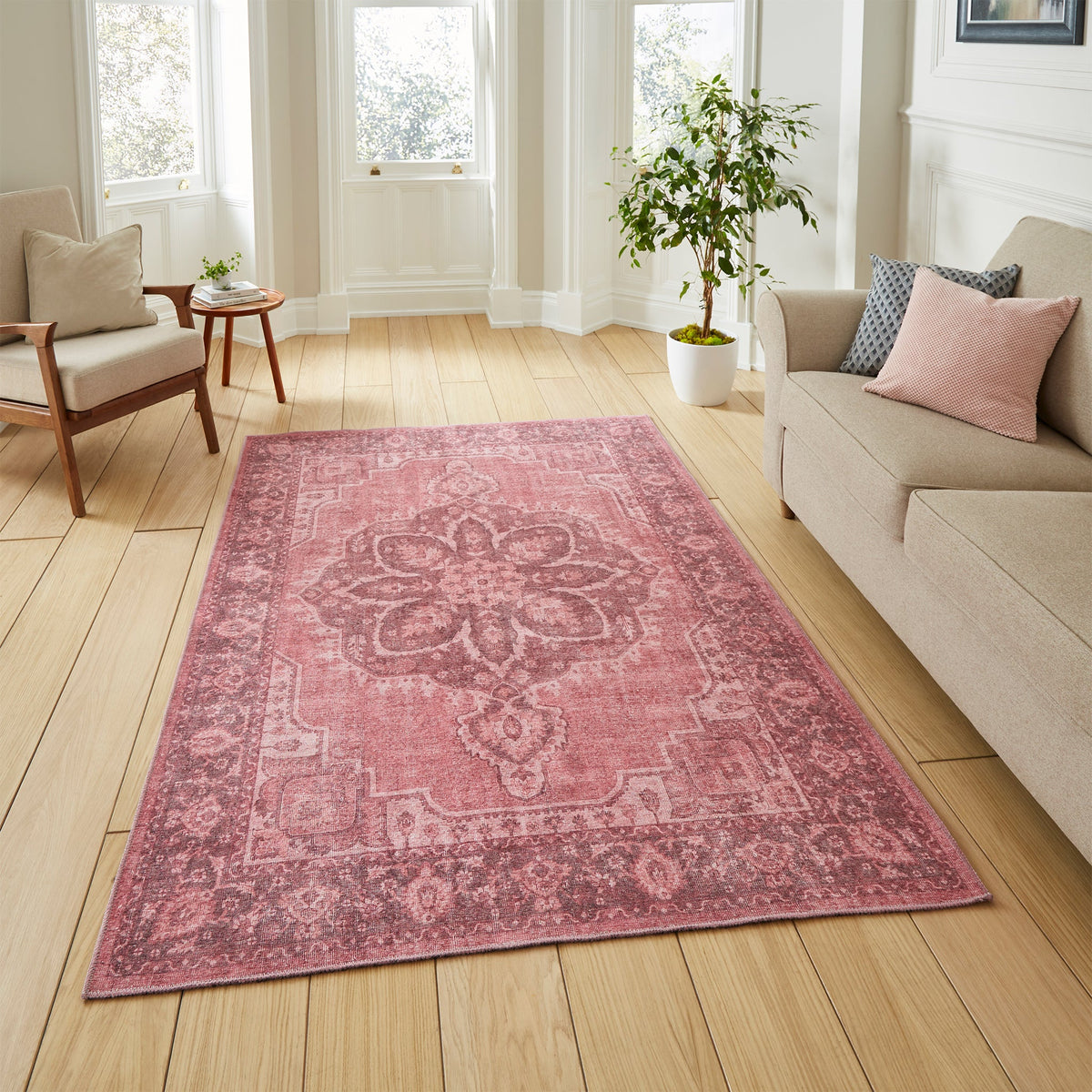 Madison Washable Vintage Inspired Rug