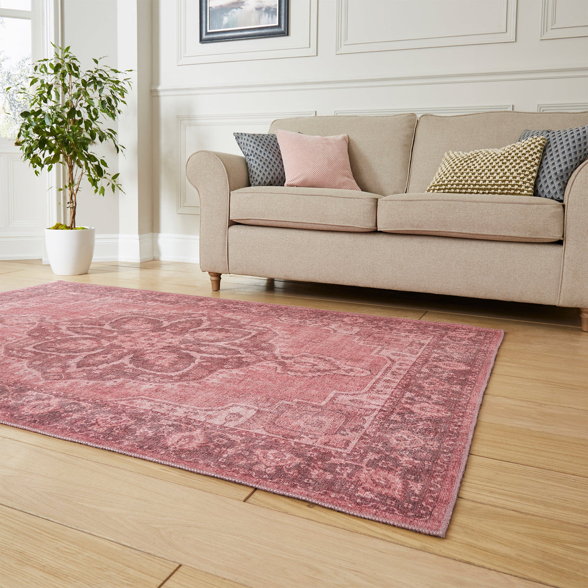 Madison Washable Vintage Inspired Rug