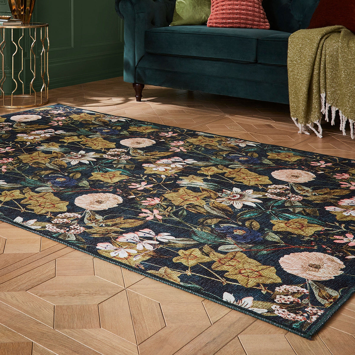 Clarke & Clarke Passiflora Washable Rug