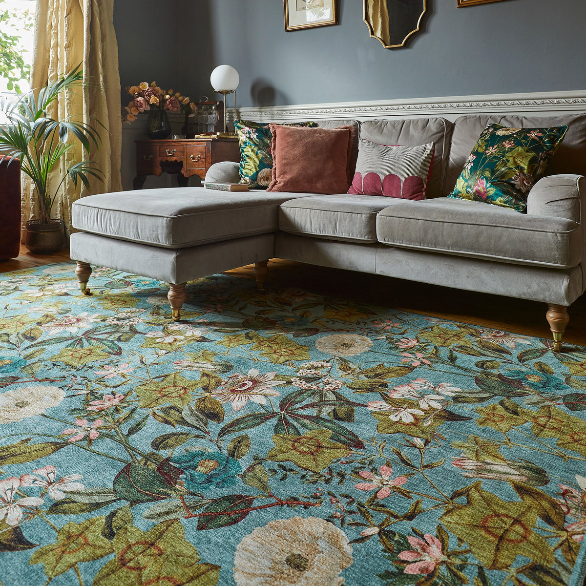 Clarke & Clarke Passiflora Washable Rug