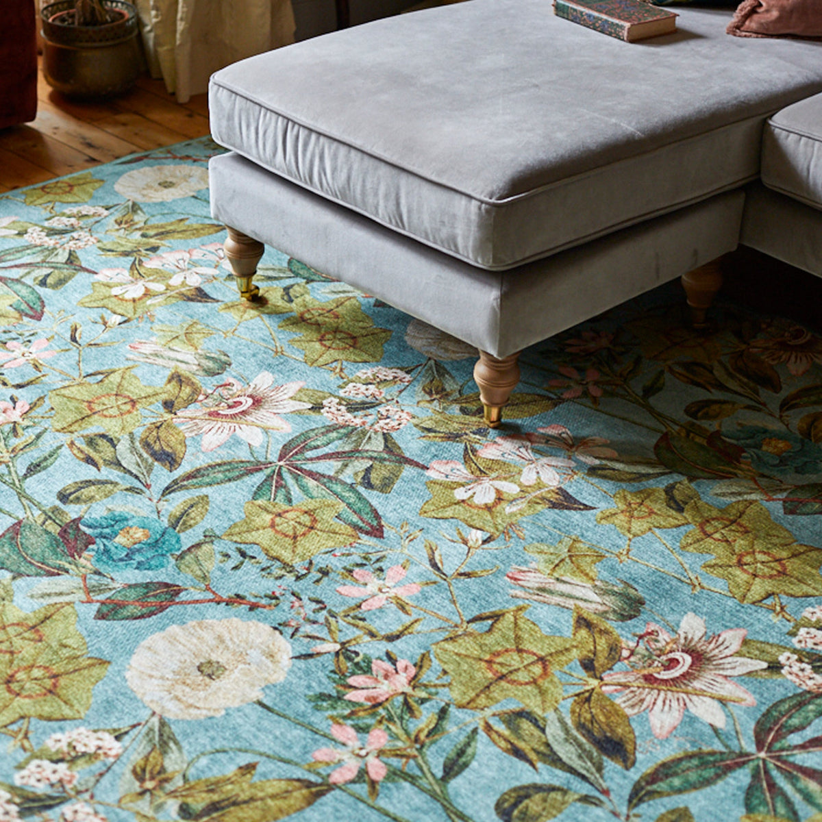 Clarke & Clarke Passiflora Washable Rug