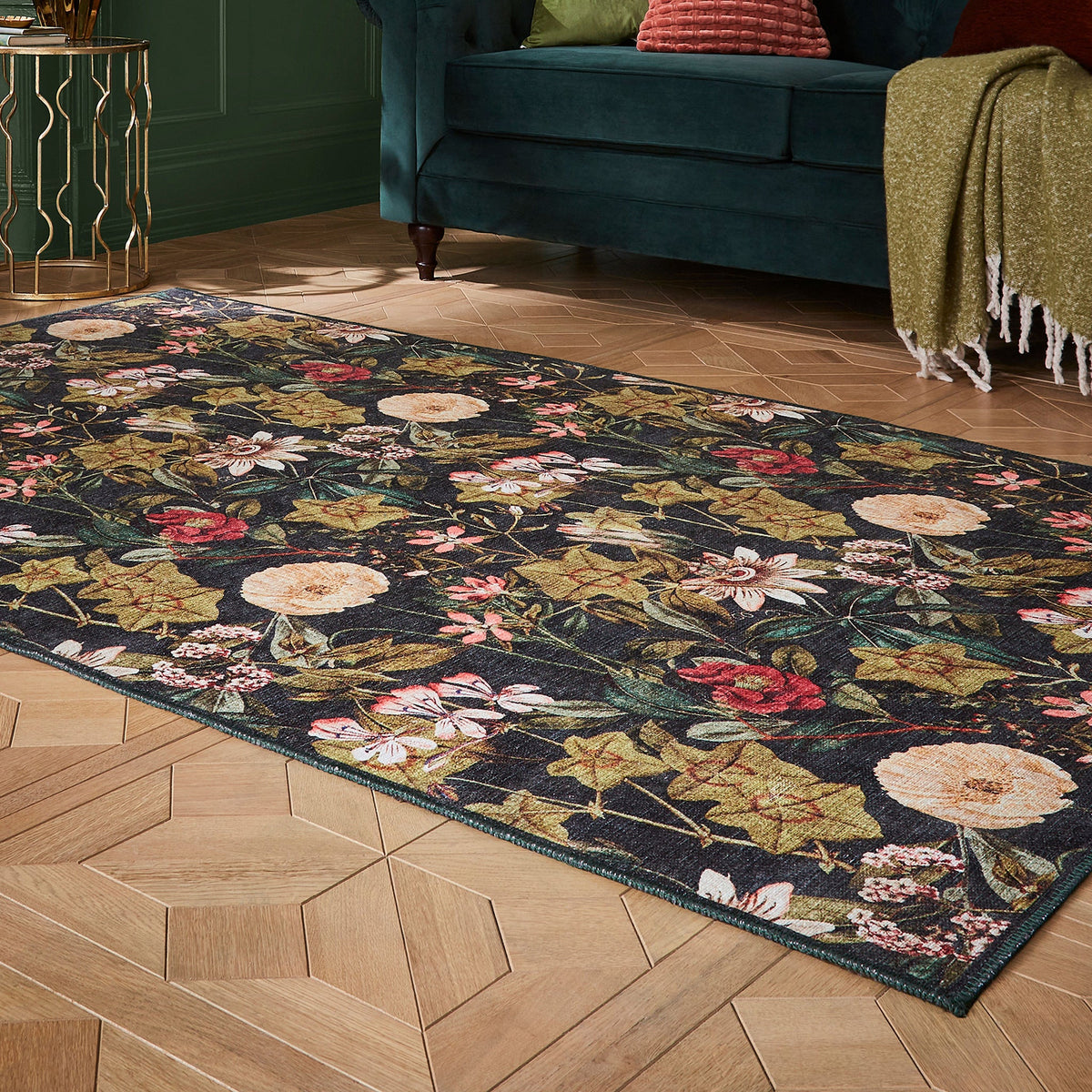 Clarke & Clarke Passiflora Washable Rug