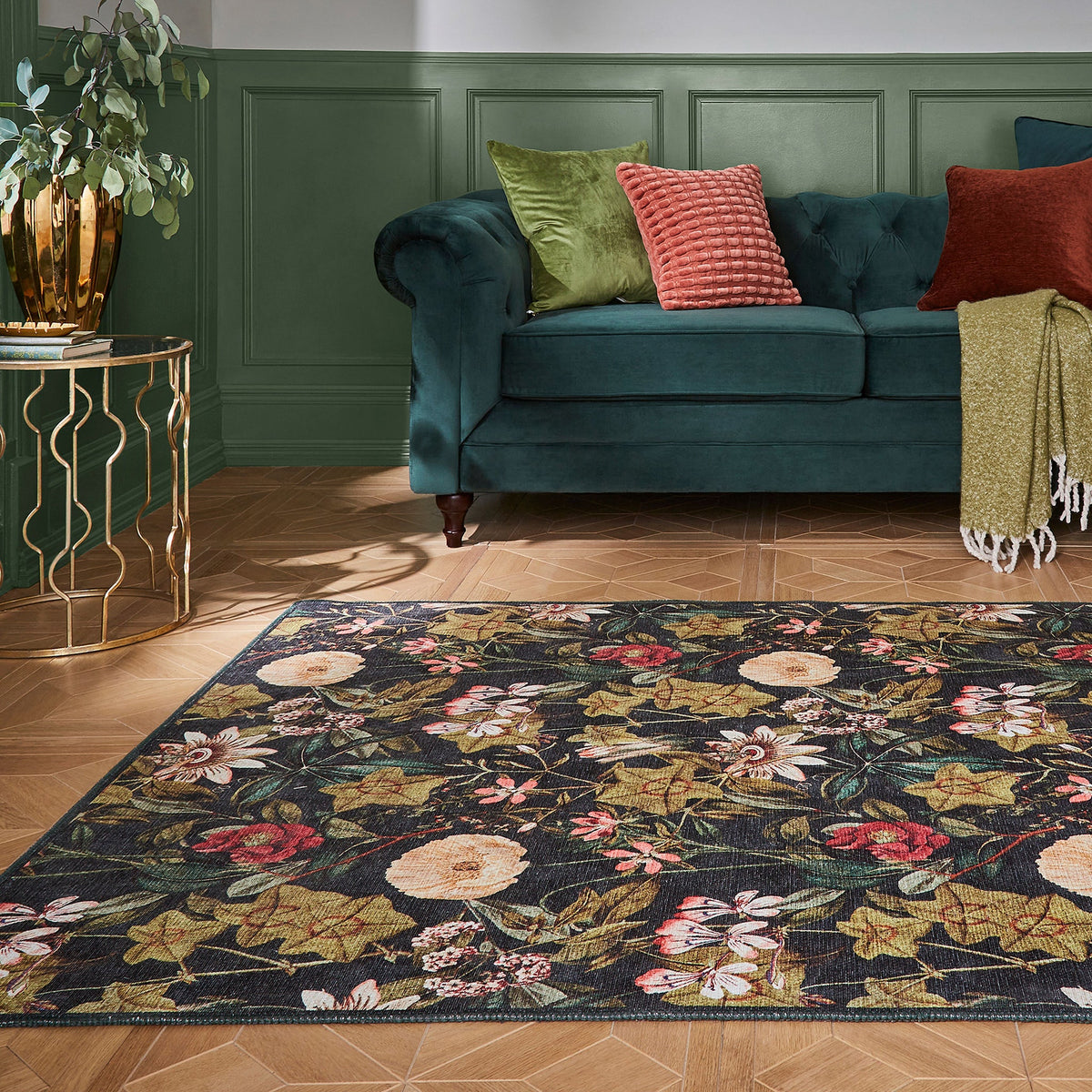 Clarke & Clarke Passiflora Washable Rug