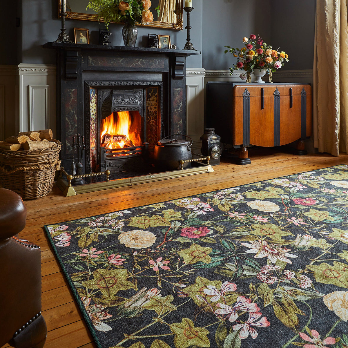 Clarke & Clarke Passiflora Washable Rug
