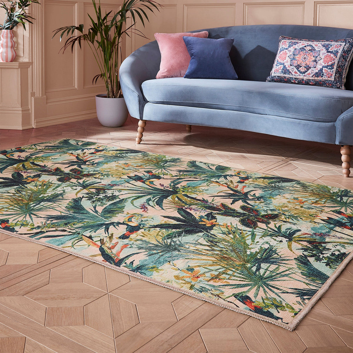 Clarke & Clarke Toucan Washable Rug
