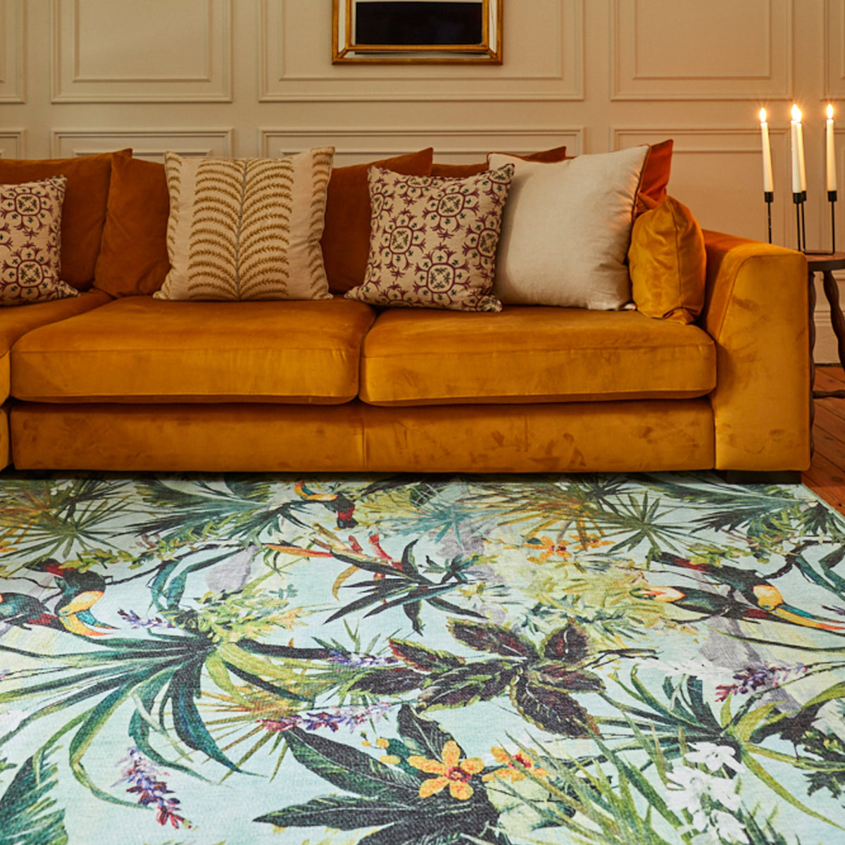Clarke & Clarke Toucan Washable Rug