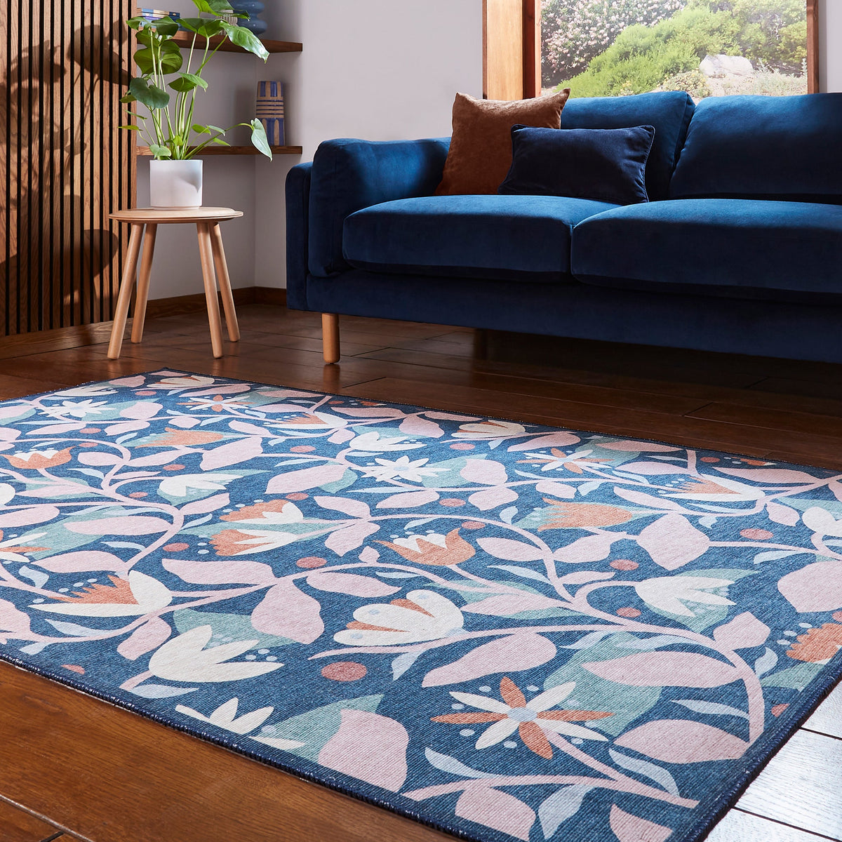 Scion Dancing Daisies Washable Rug