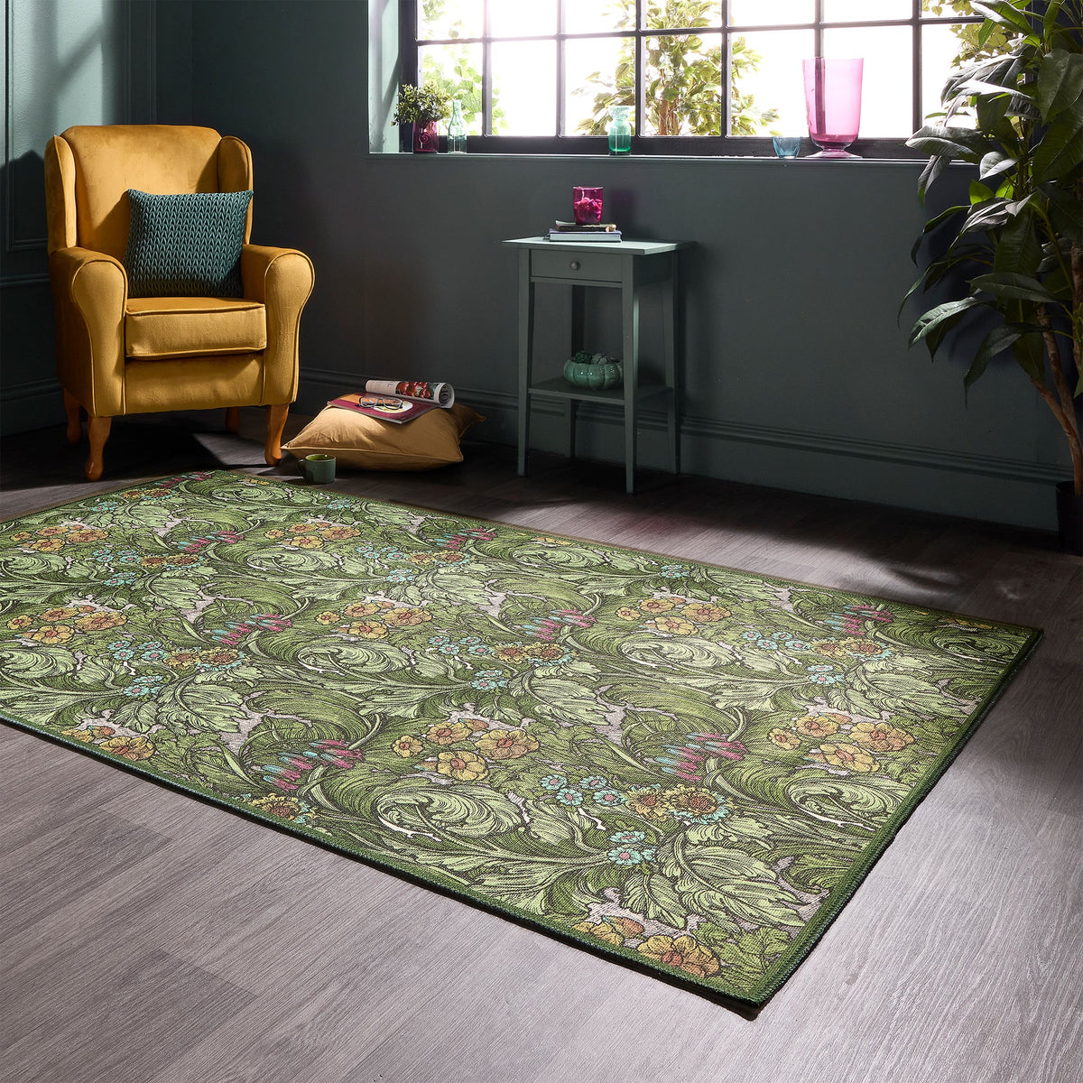 Hedgerovia Washable Flatweave Rug
